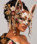 Imperial Kitsune Couture Mask