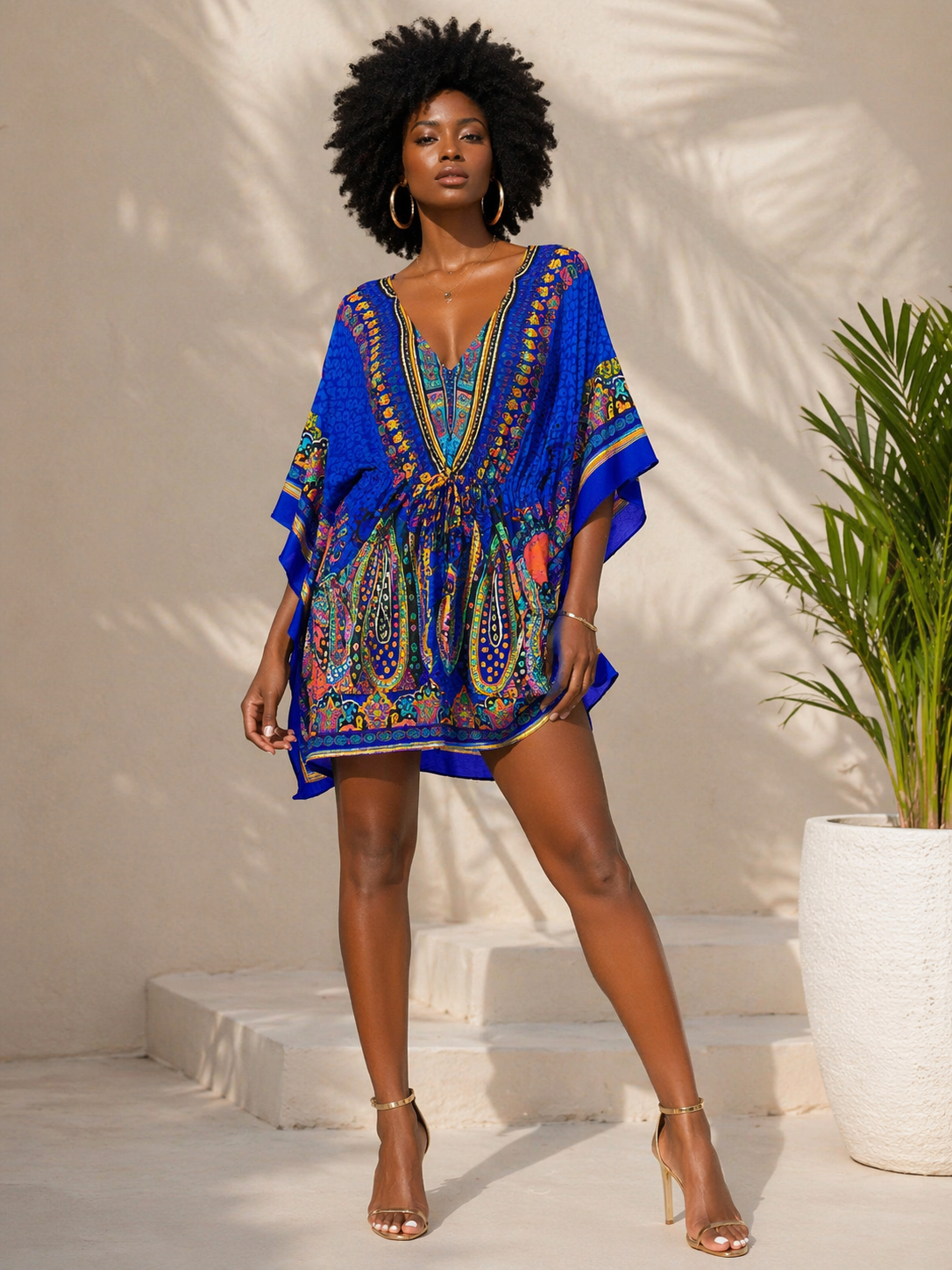 Summer Dress - Paisley and Tribal Dress