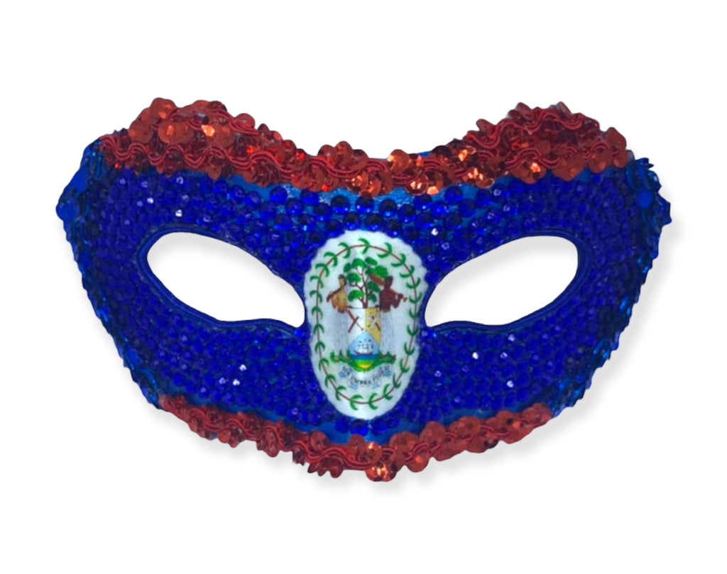 Rhinestone Half Mask - Belize Mask