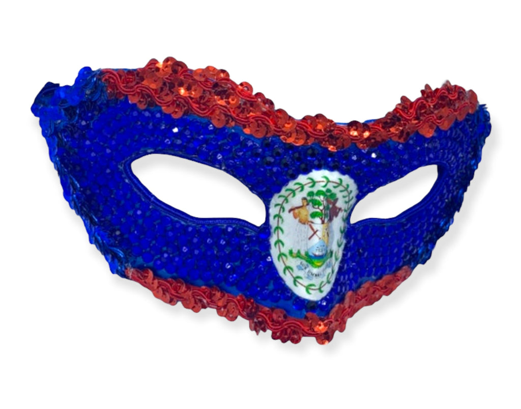 Rhinestone Half Mask - Belize Mask