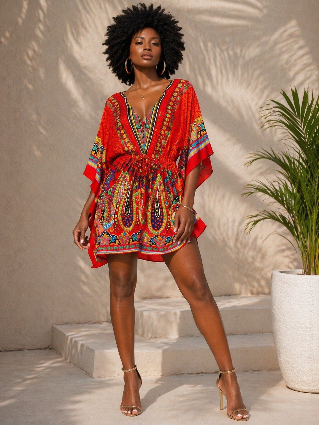 Summer Dress - Paisley and Tribal Dress
