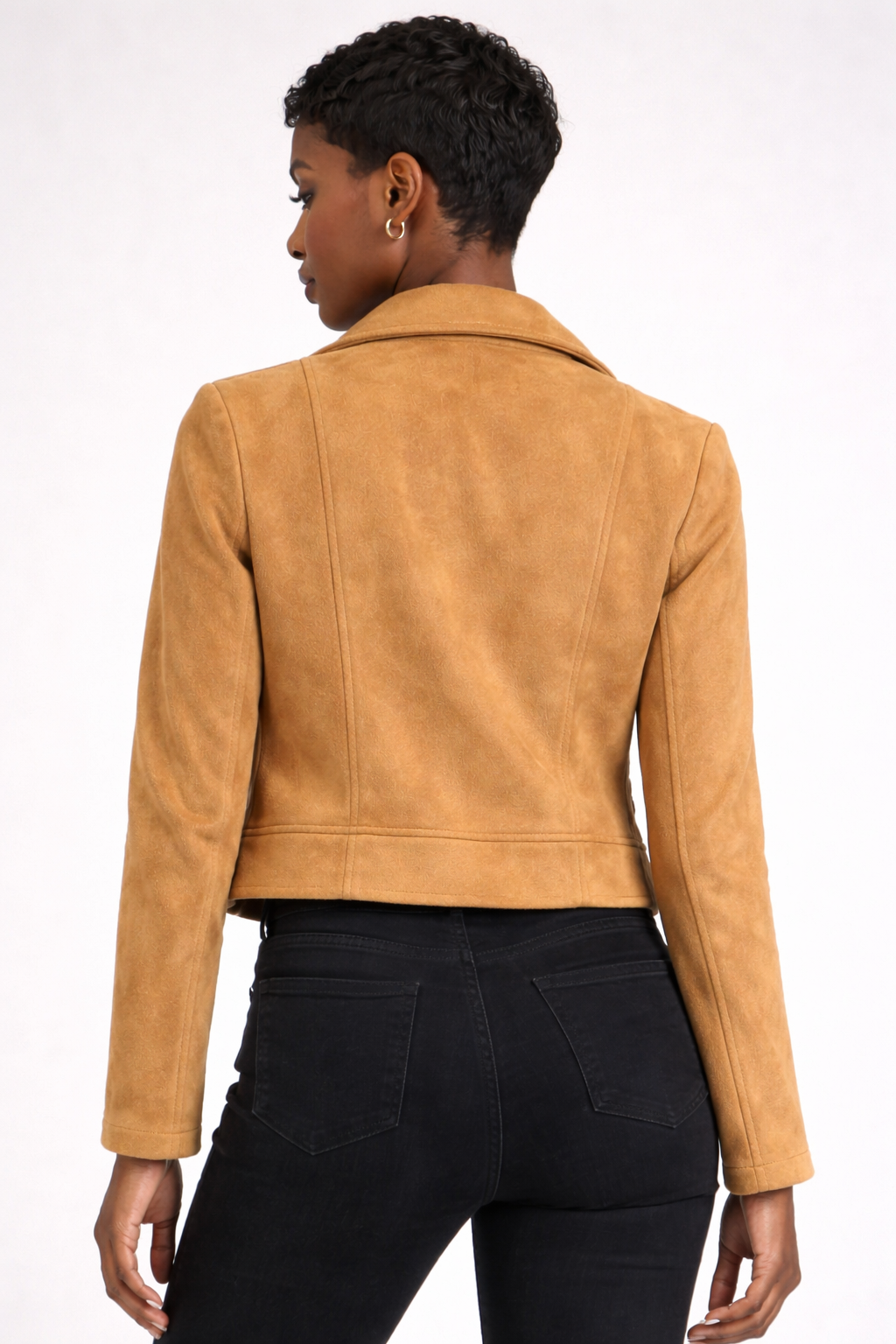 The Luxe Tan Moto Jacket