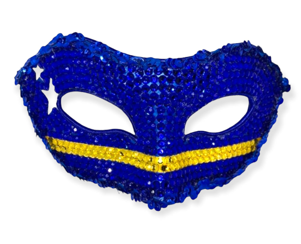Rhinestone Half Mask - Curaçao