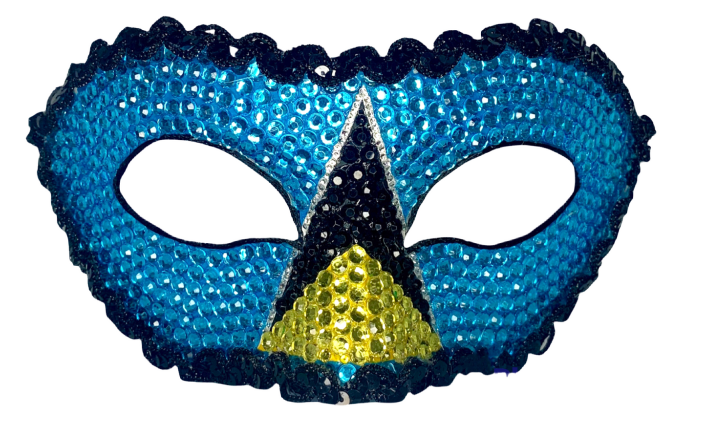 Saint Lucia Mask Flag Crystal Rhinestone Masquerade Mask