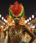 Carnival Mask Fitted on Model