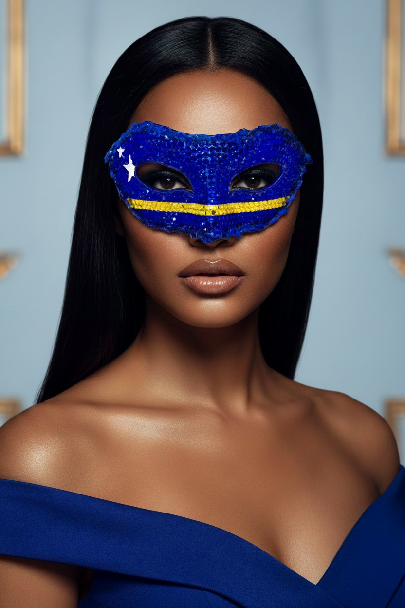 Curaçao Mask - Lighter Background