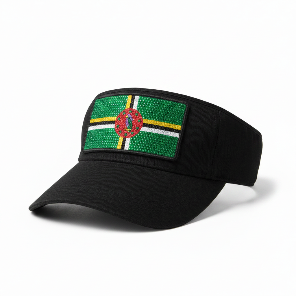 Dominica Crystal Rhinestone Visor