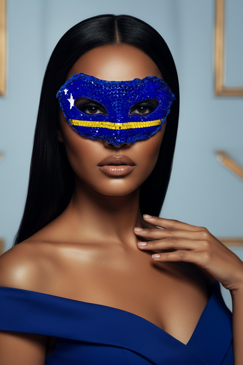 Elegant Pose - Curaçao Mask