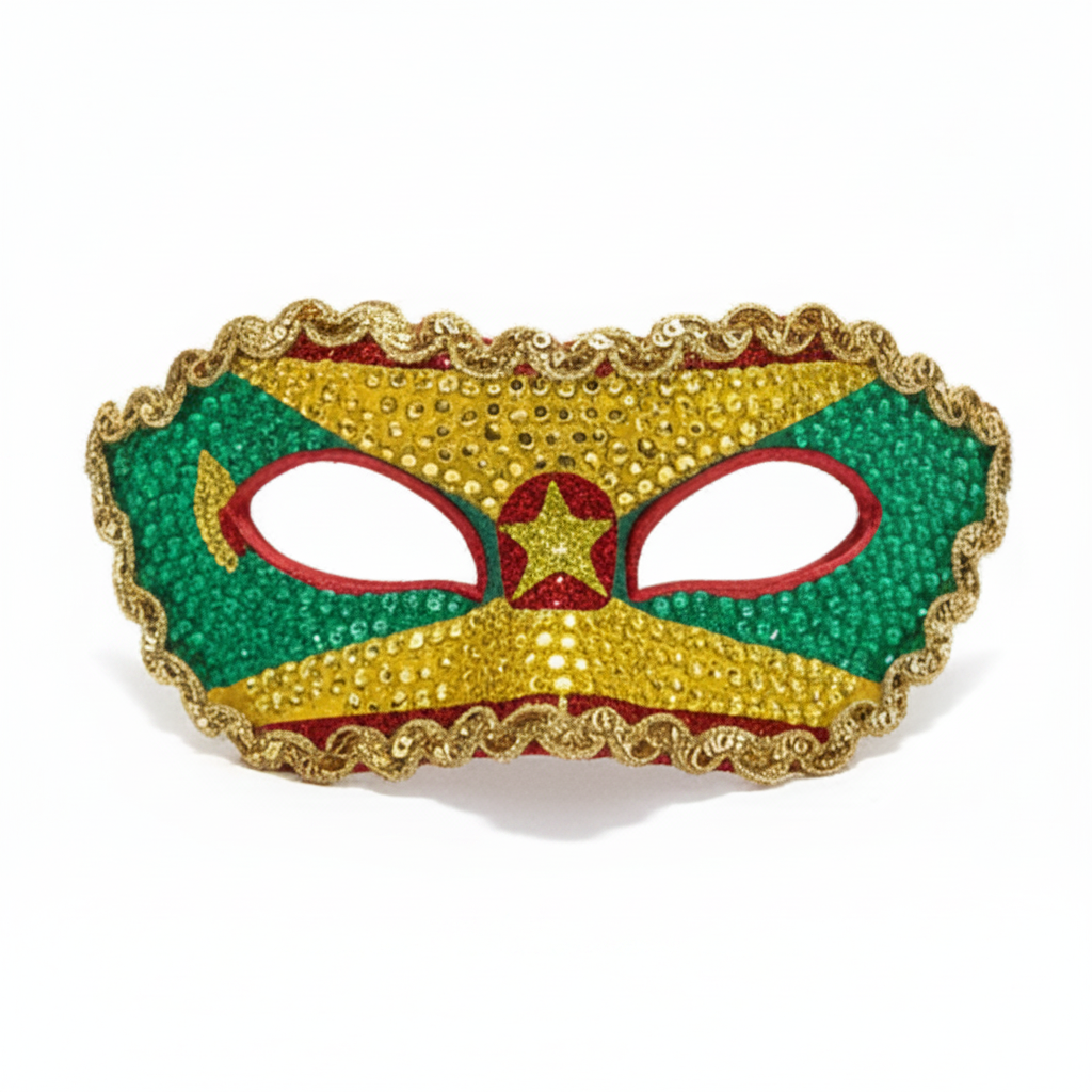 Grenada Mask — Sharp Front Shot