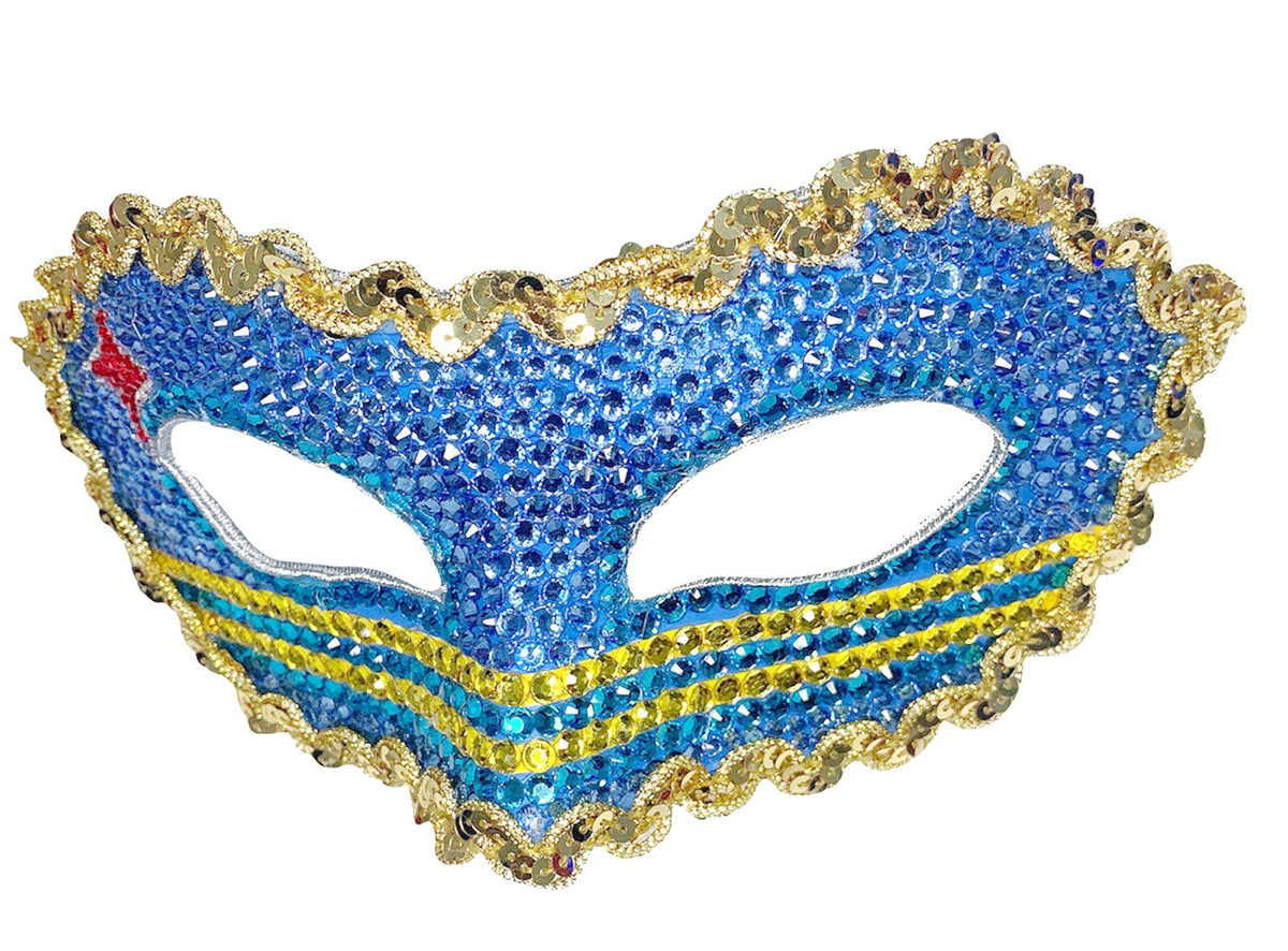 Rhinestone Half Mask - ARUBA