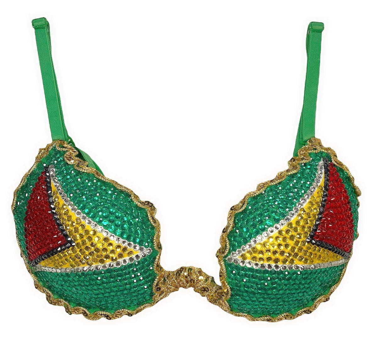 Guyana Crystals and Rhinestones Bra