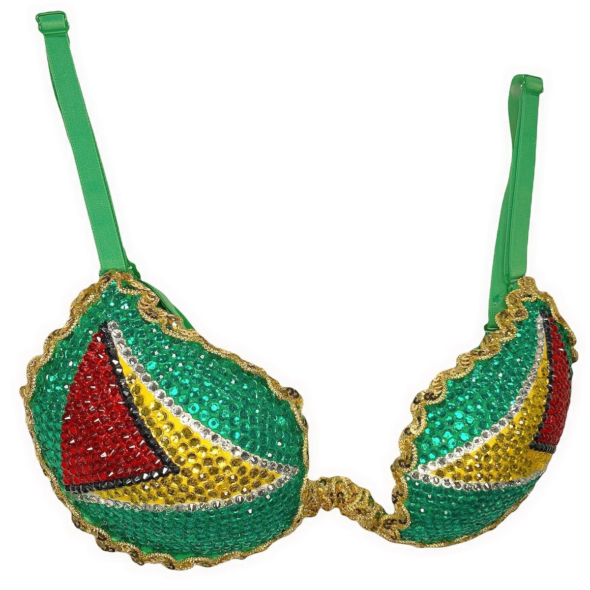 Guyana Crystals and Rhinestones Bra