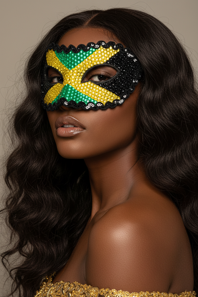 Jamaica Mask - 3/4 Regal Editorial