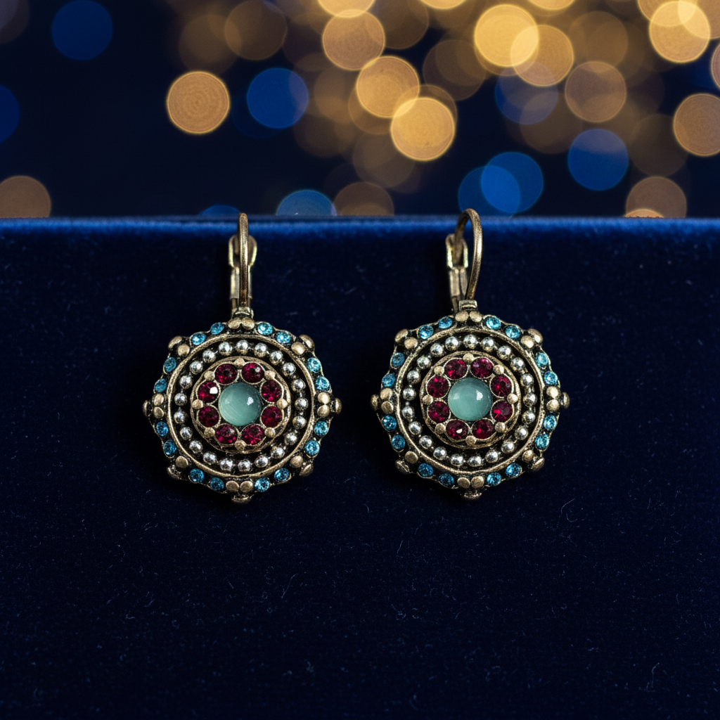 Luxury Staged Earring Pair
