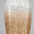Ombré Sequin Skirt - Close-Up Detail