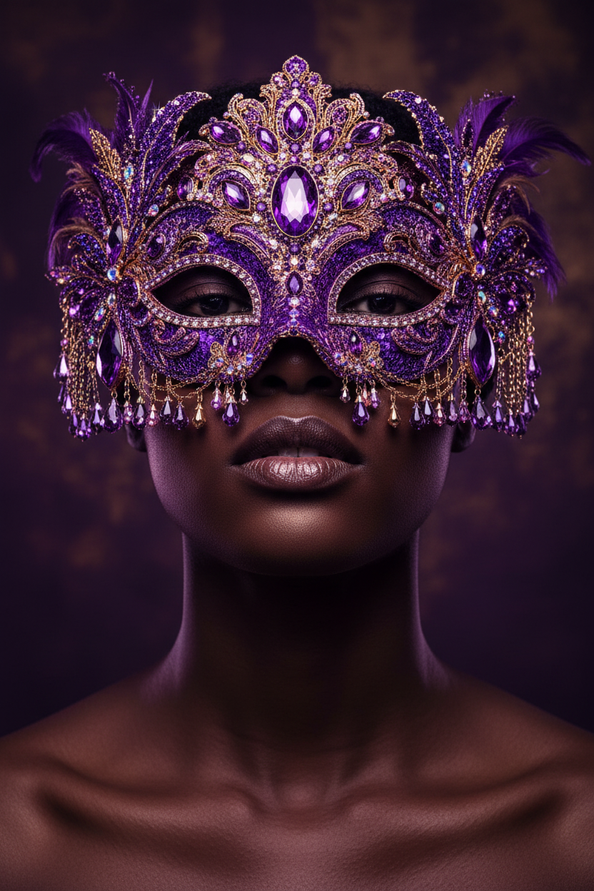 Purple Mask - Direct Power Stare