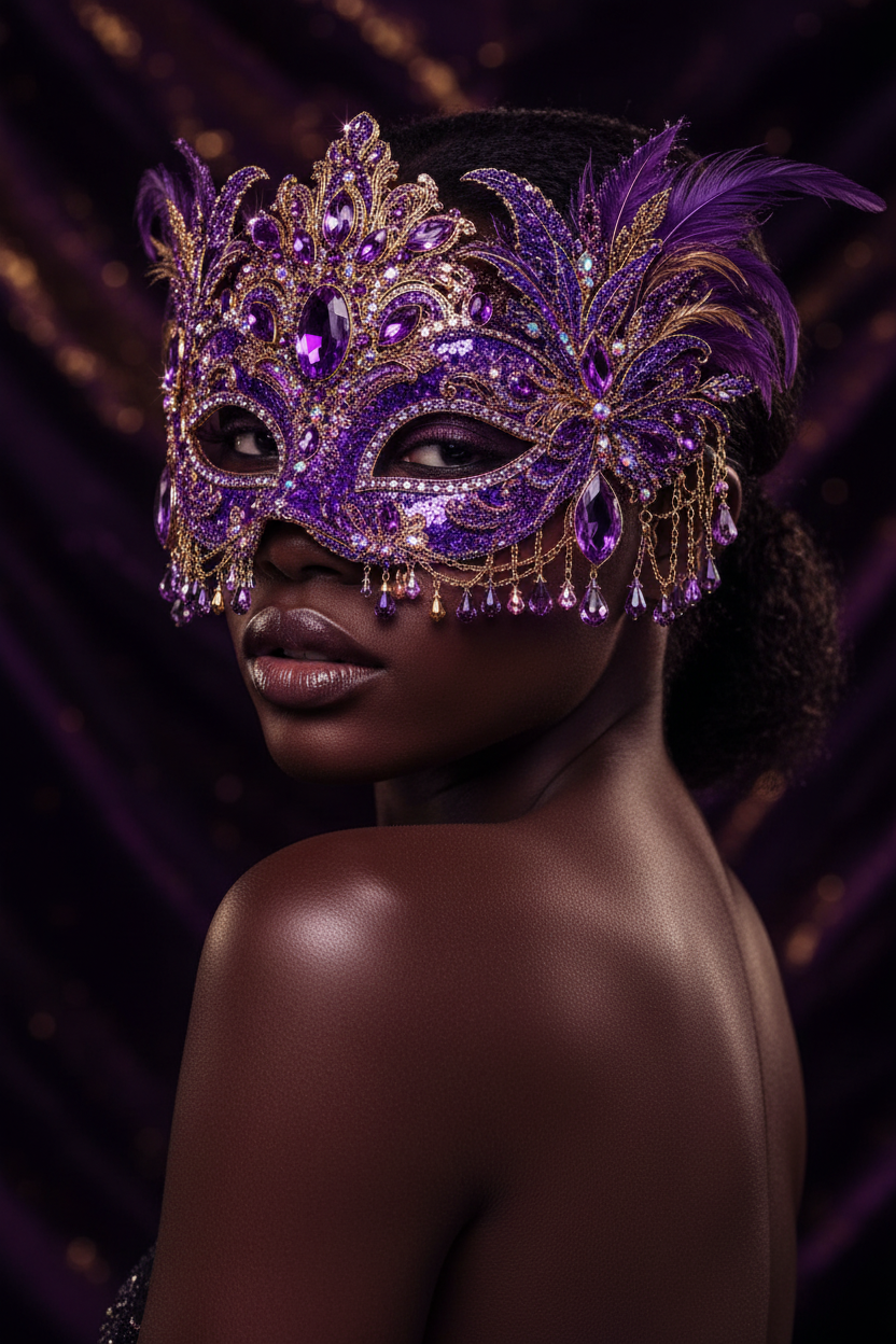 Purple Mask - Sultry Side Glance