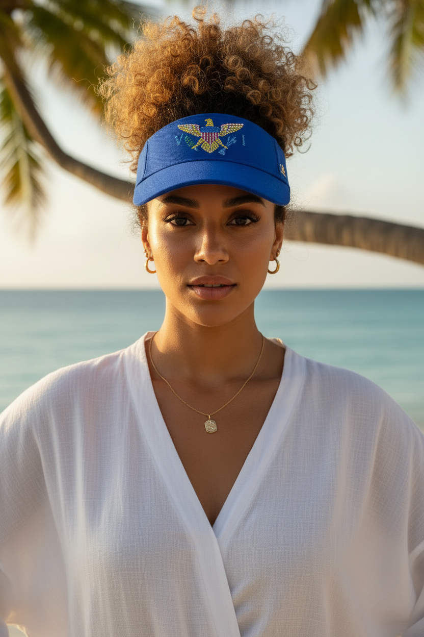Royal Blue Visor Straight Forward Shot