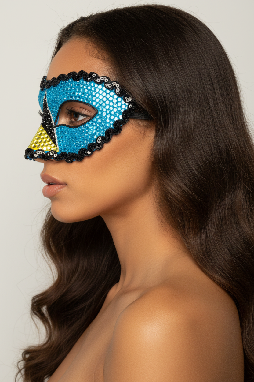 Saint Lucia Mask - Fabulous Side Profile