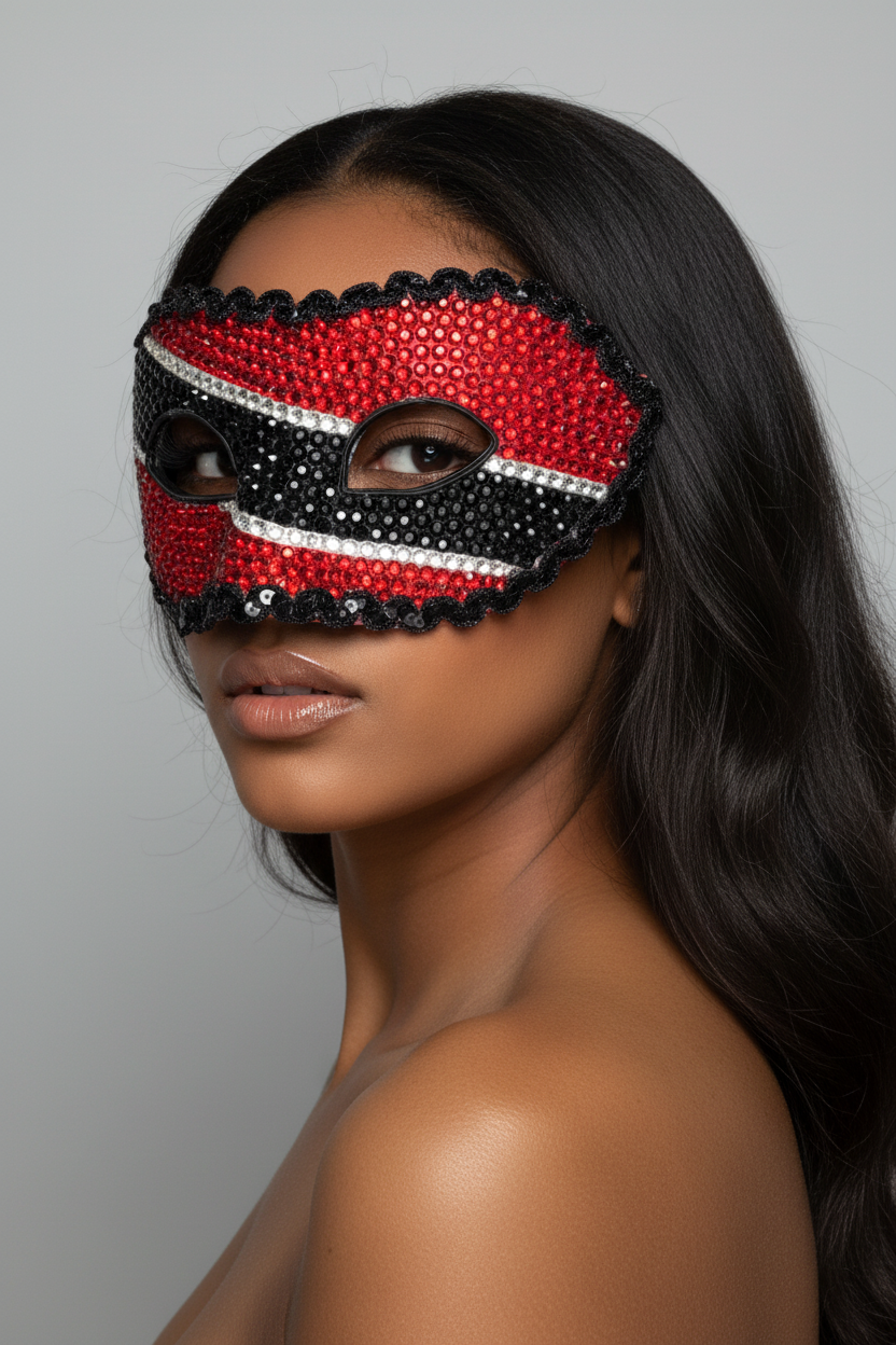 Trinidad Mask - Dougla 3/4 Regal Angle
