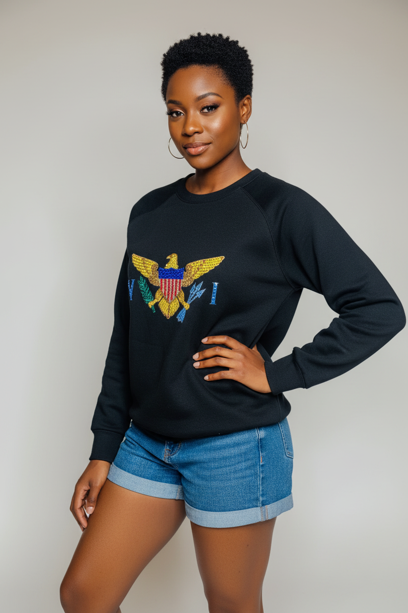 USVI Crystal Sweatshirt - New Pose