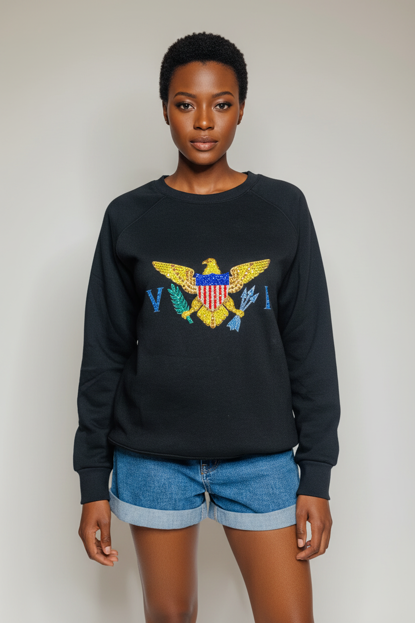 USVI Sweatshirt - Front Pose 1