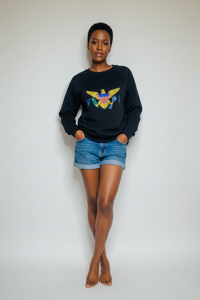 USVI Sweatshirt - Front Pose 2